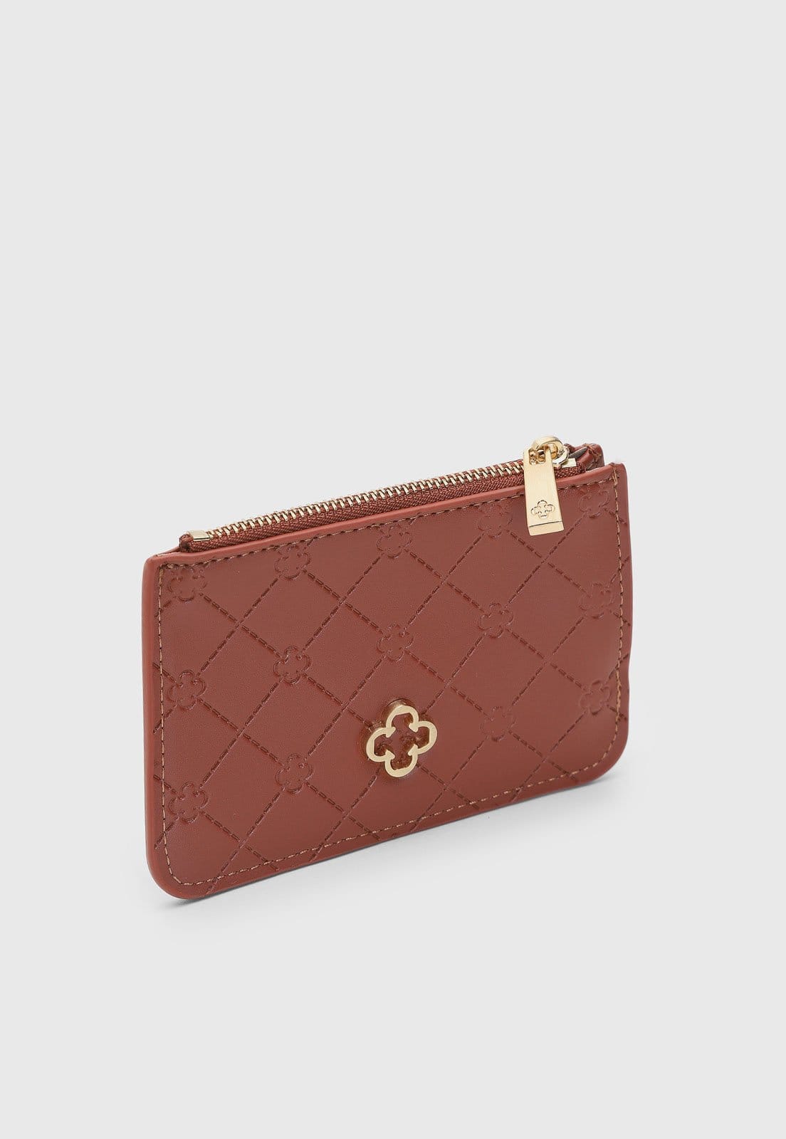 Vista principal Carteira Feminina Capodarte Matelassê Camel Capodarte caramelo