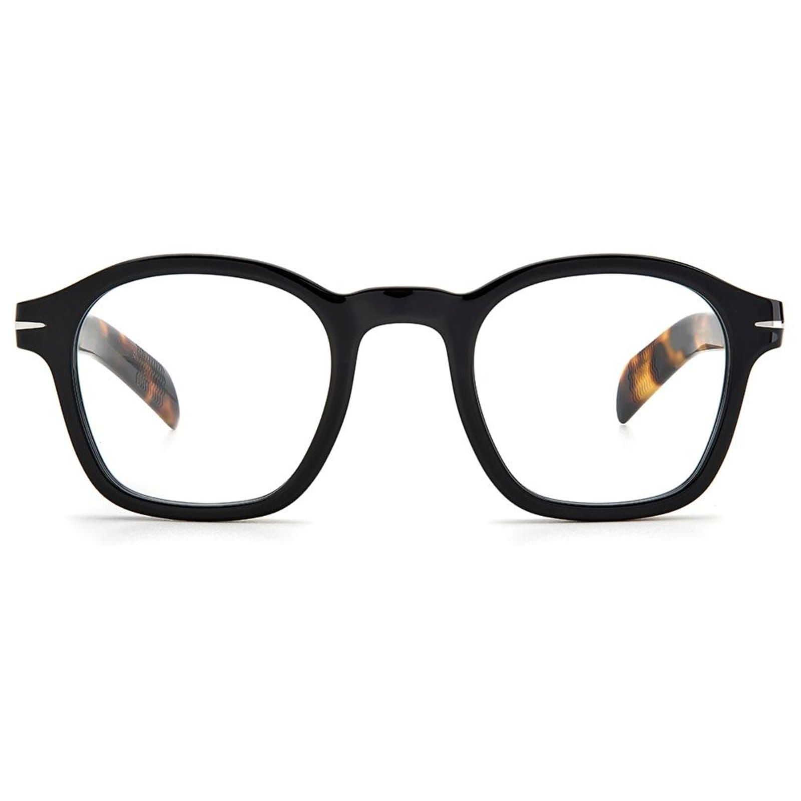 Vista 2 Armação de Óculos David Beckham Db 7053 WR7 - Preto 45 David Beckham incolor