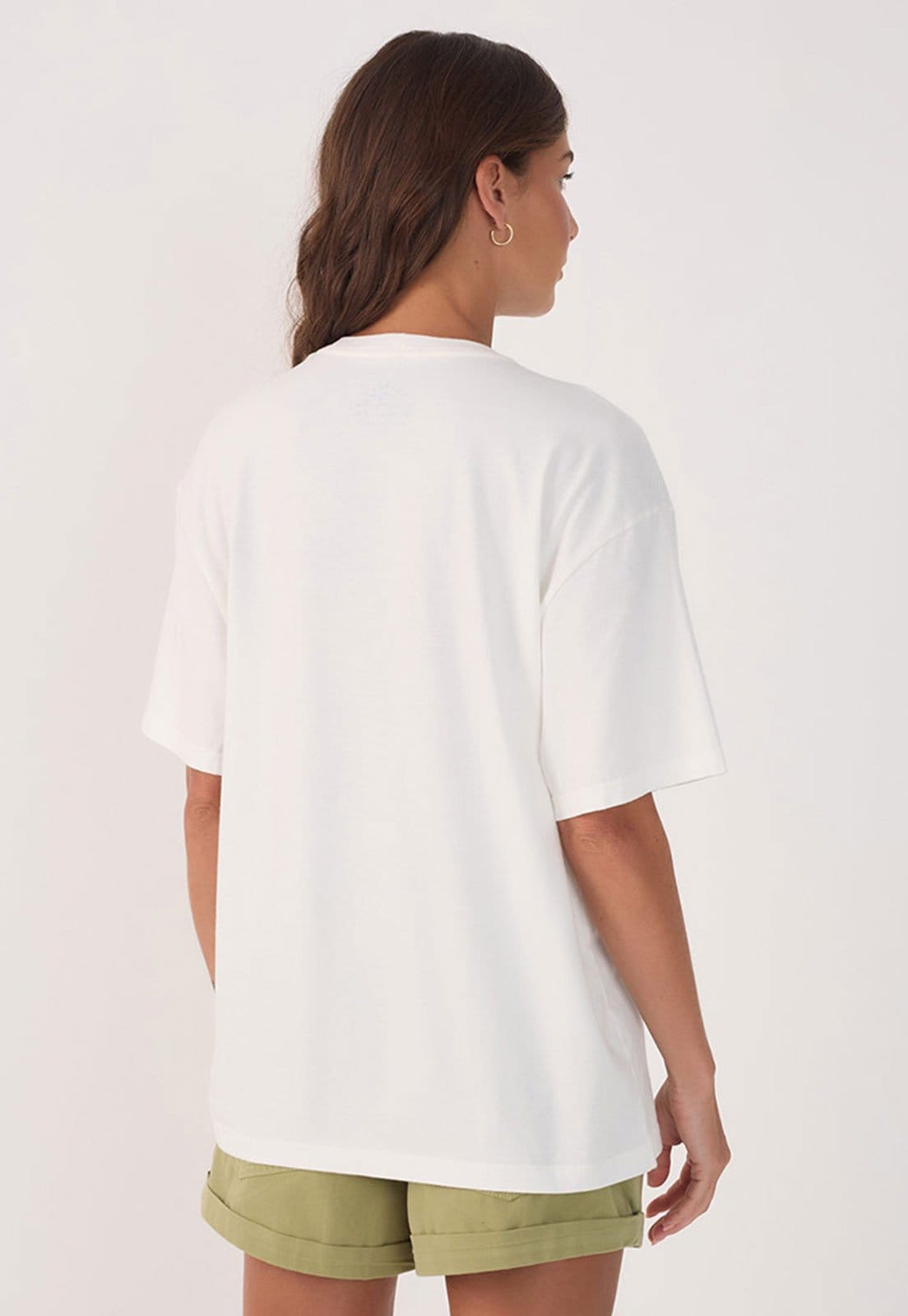 Vista 2 Camiseta Dress To Reta Estampa Branca Dress to branco