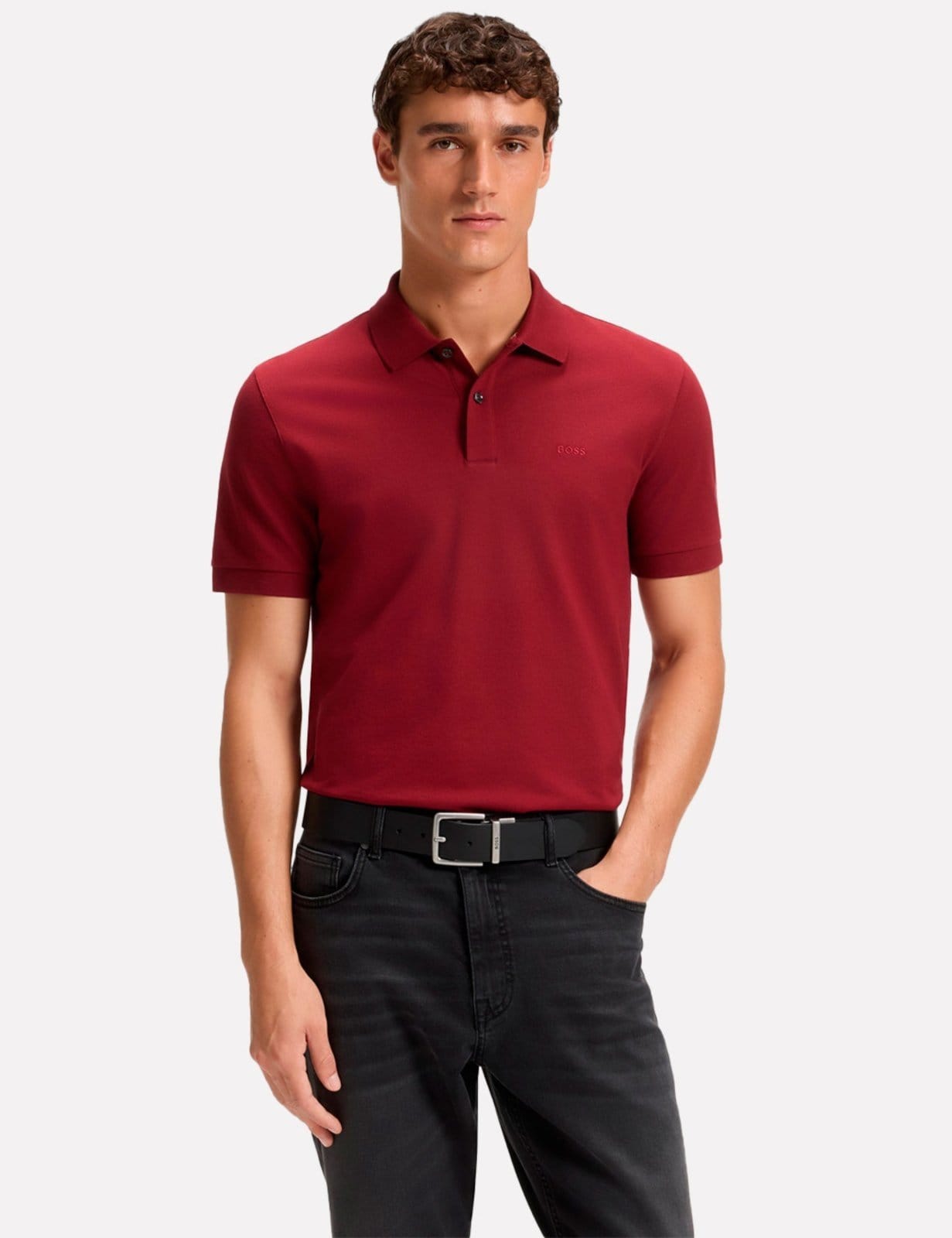 Vista 2 Cinto Hugo Boss Masculino Omar-G Sr40 grp Hugo Boss preto