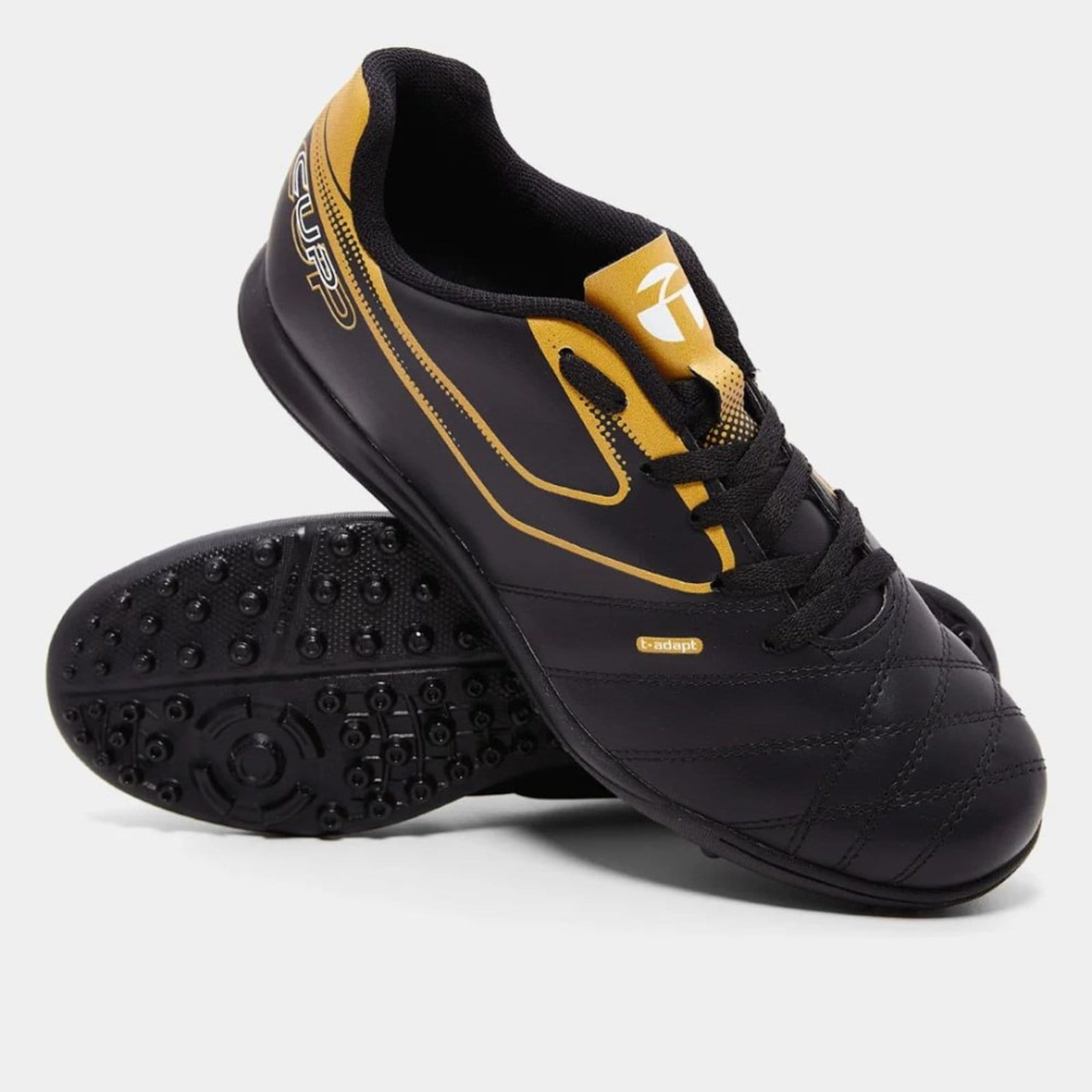 Vista 2 Chuteira Society Topper Cup Viii Masculina BR SPORTS preto