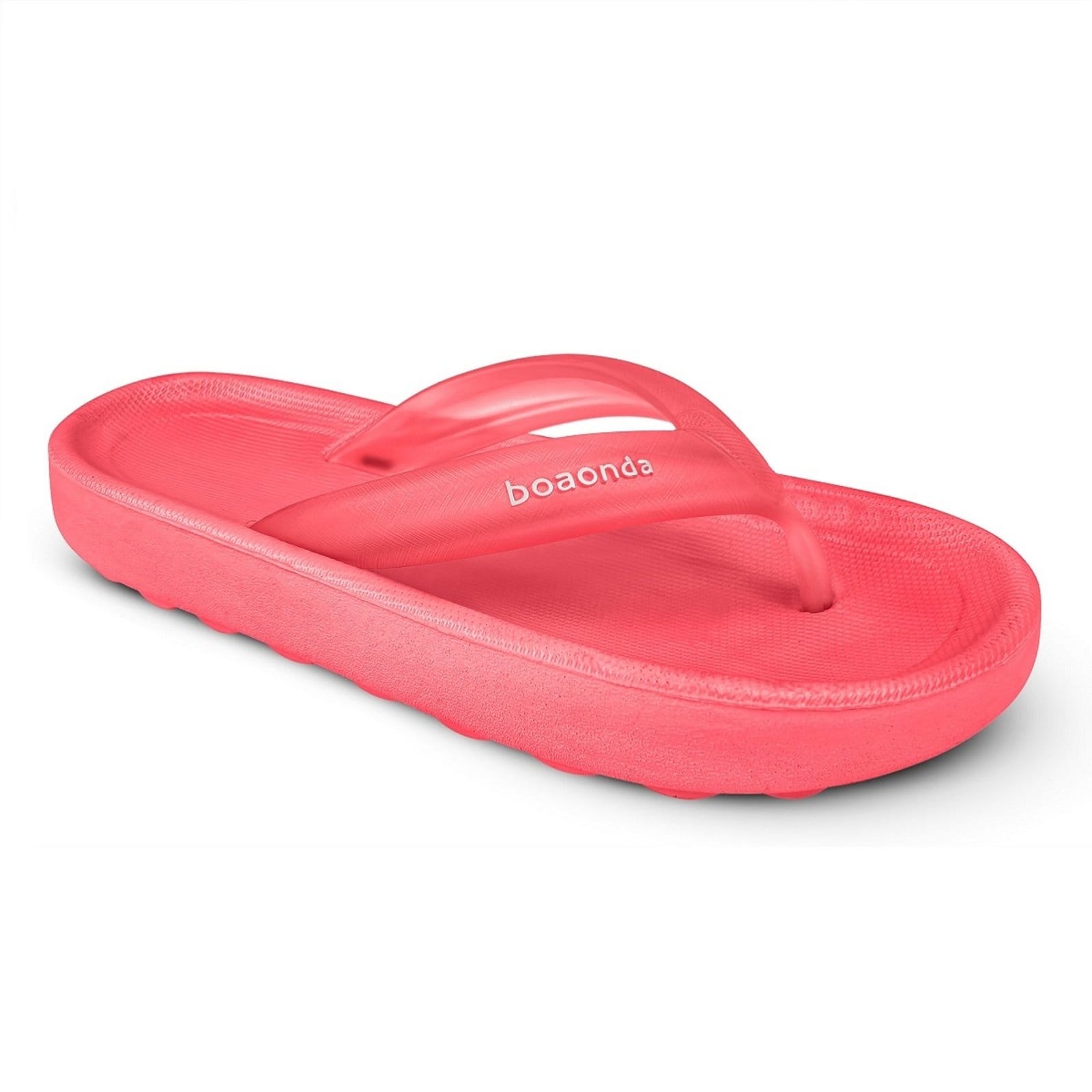 Vista 2 Chinelo Boaonda Luna Conforto Absoluto Goiaba Boaonda vermelho