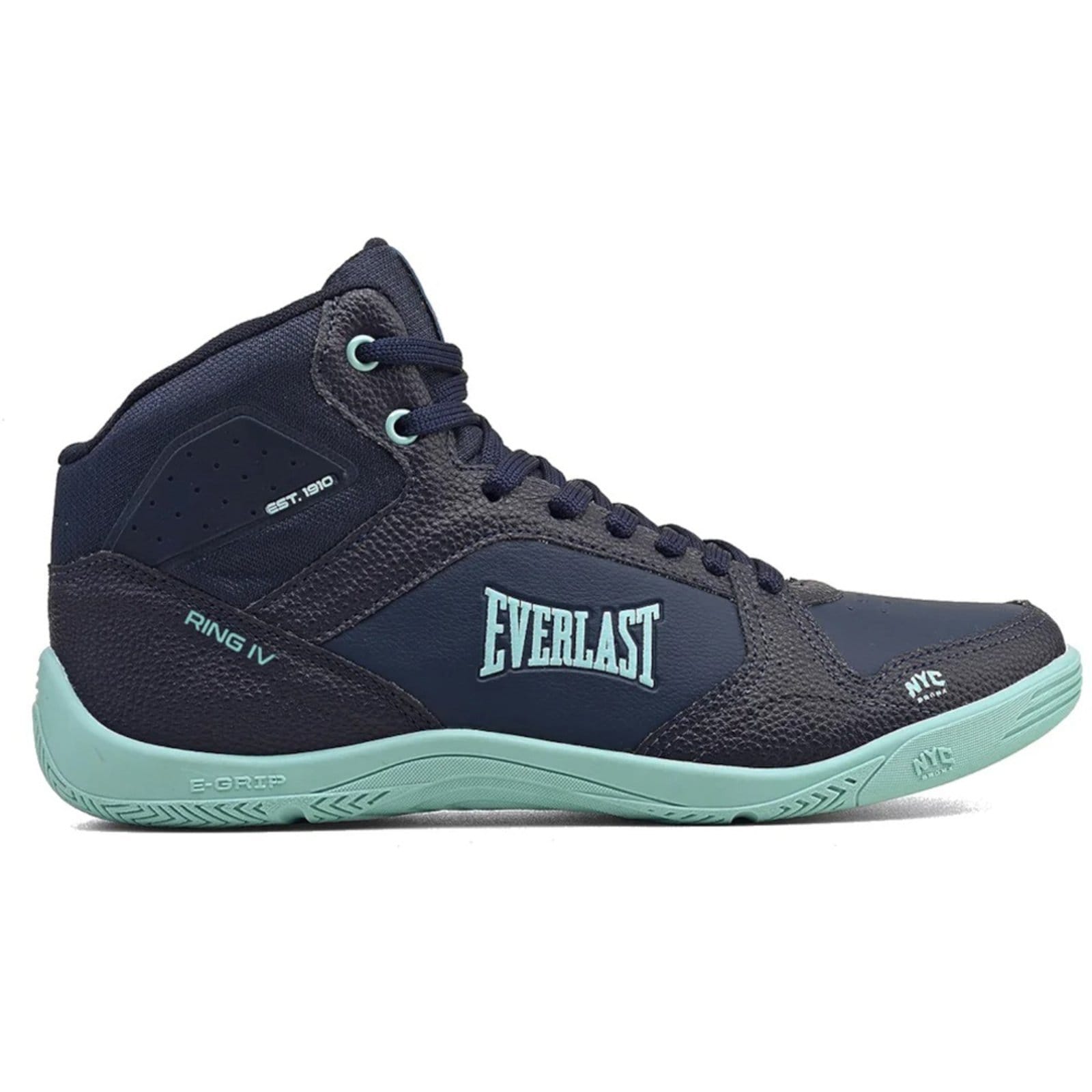 Vista principal Tênis Everlast Ring 4 Marinho e Verde Feminino Everlast azul marinho verde
