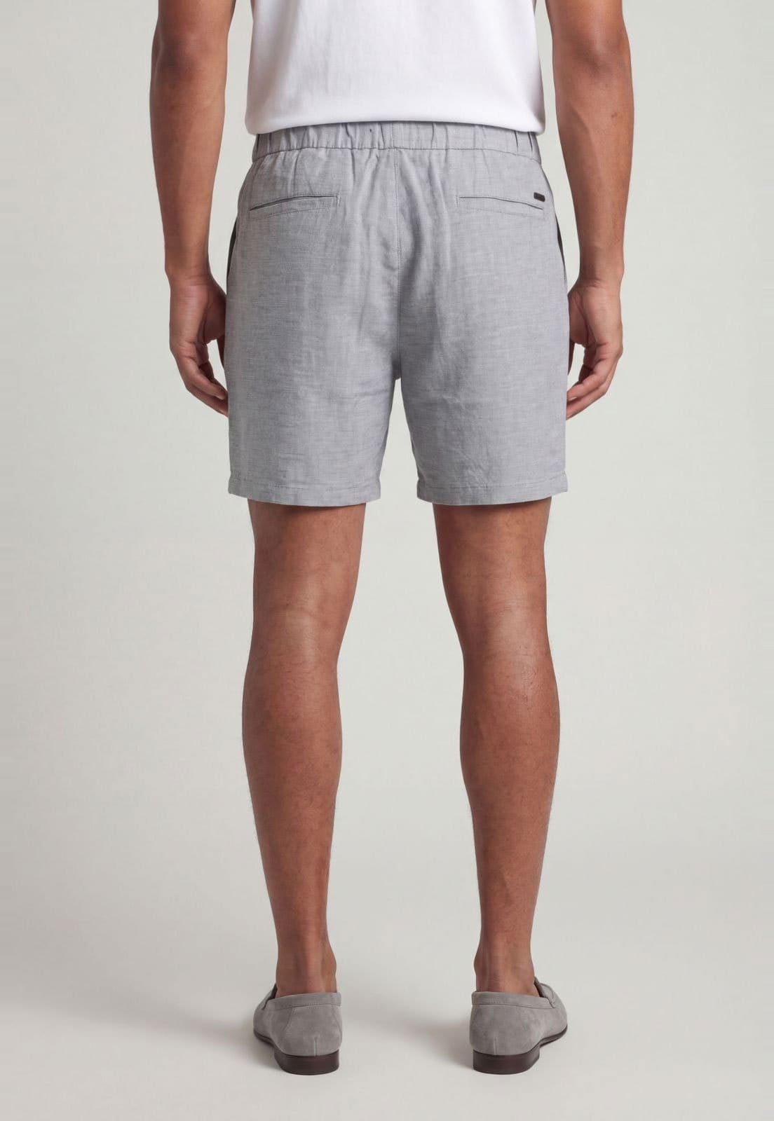 Vista 2 Bermuda Masculina Aramis Casual Aramis cinza