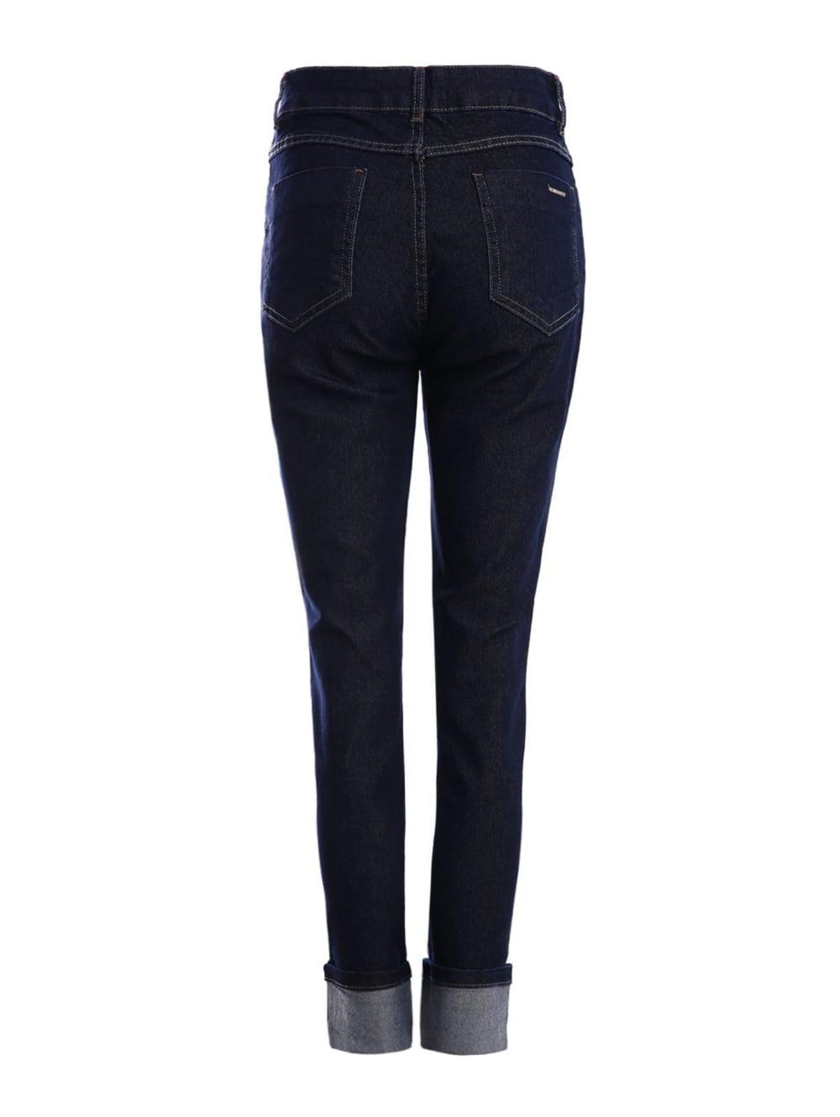 Vista 2 Calça Jeans Cigarrete Sawary Feminina Sawary azul