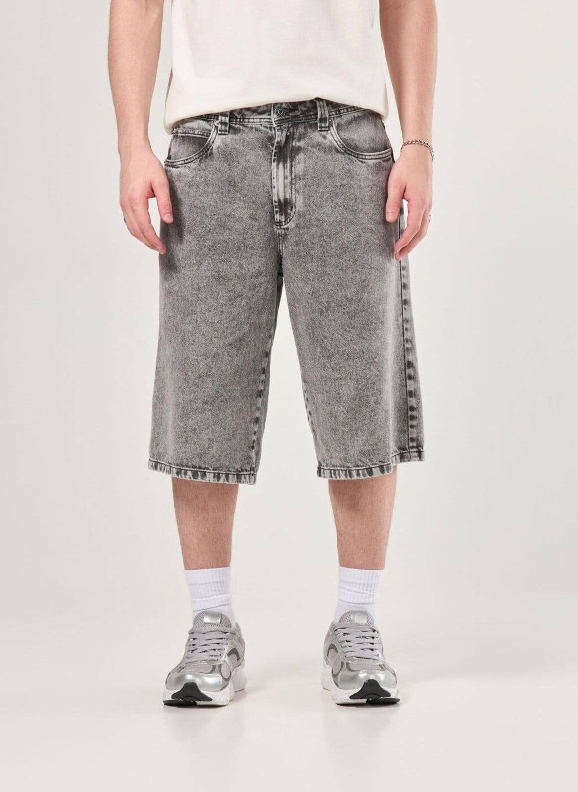 Vista 2 Jorts Jeans Super Baggy Youcom cinza
