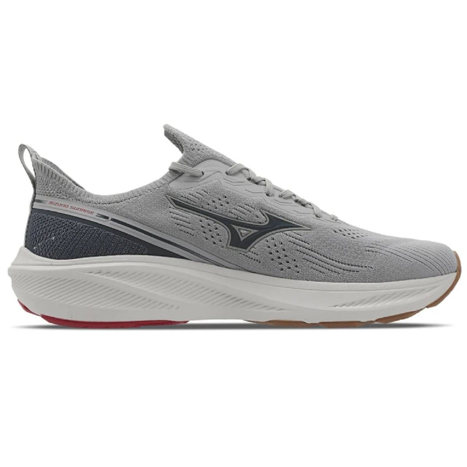 Vista 2 Tênis Mizuno Sunrise Masculino Branco Mizuno cinza