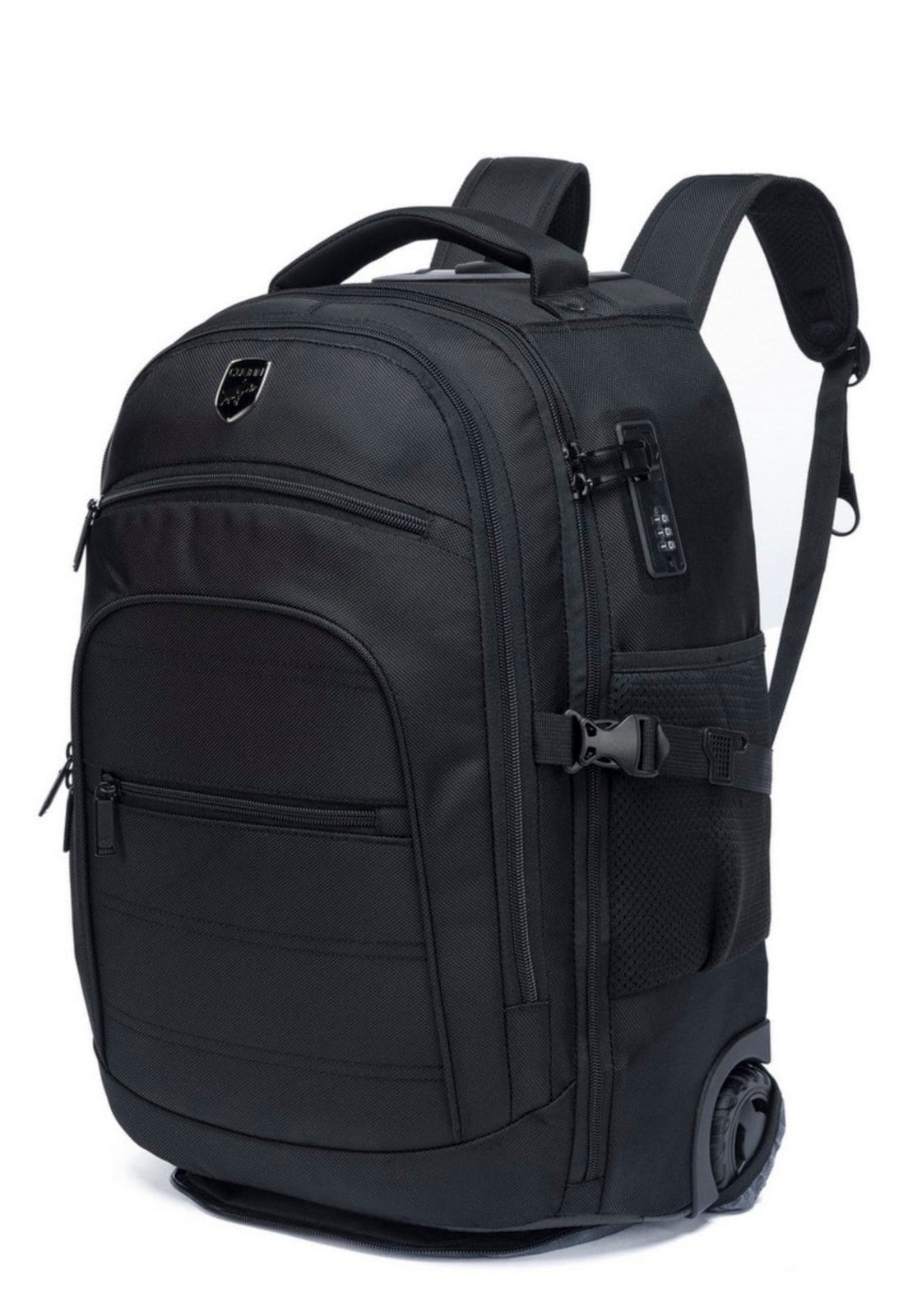 Vista 2 Mochila Coban Executiva Carrinho Notebook Trabalho COBAN preto