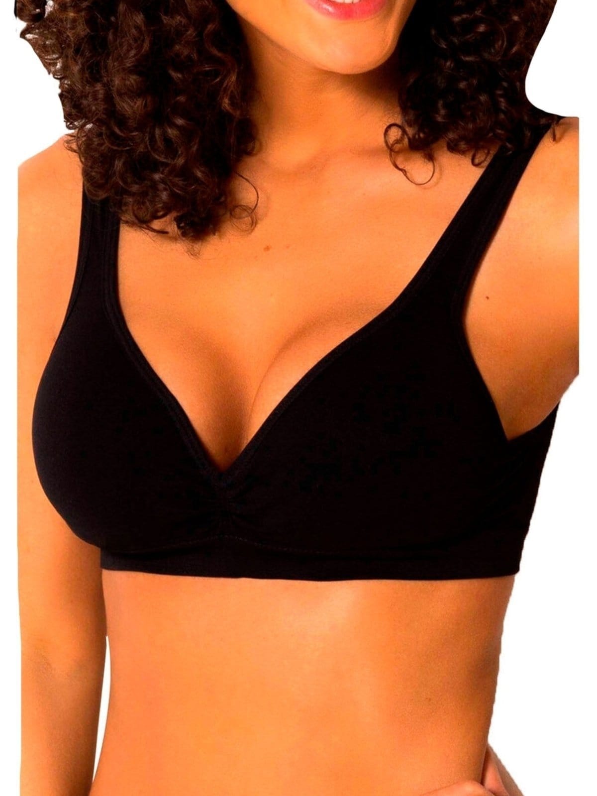 Vista 2 Kit com 3 Tops sem Aro com Bojo Trifil 3294 TRIFIL preto