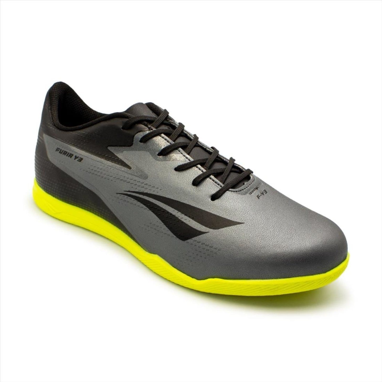 Vista 2 Chuteira Futsal Penalty Fúria Y-3 Penalty preto