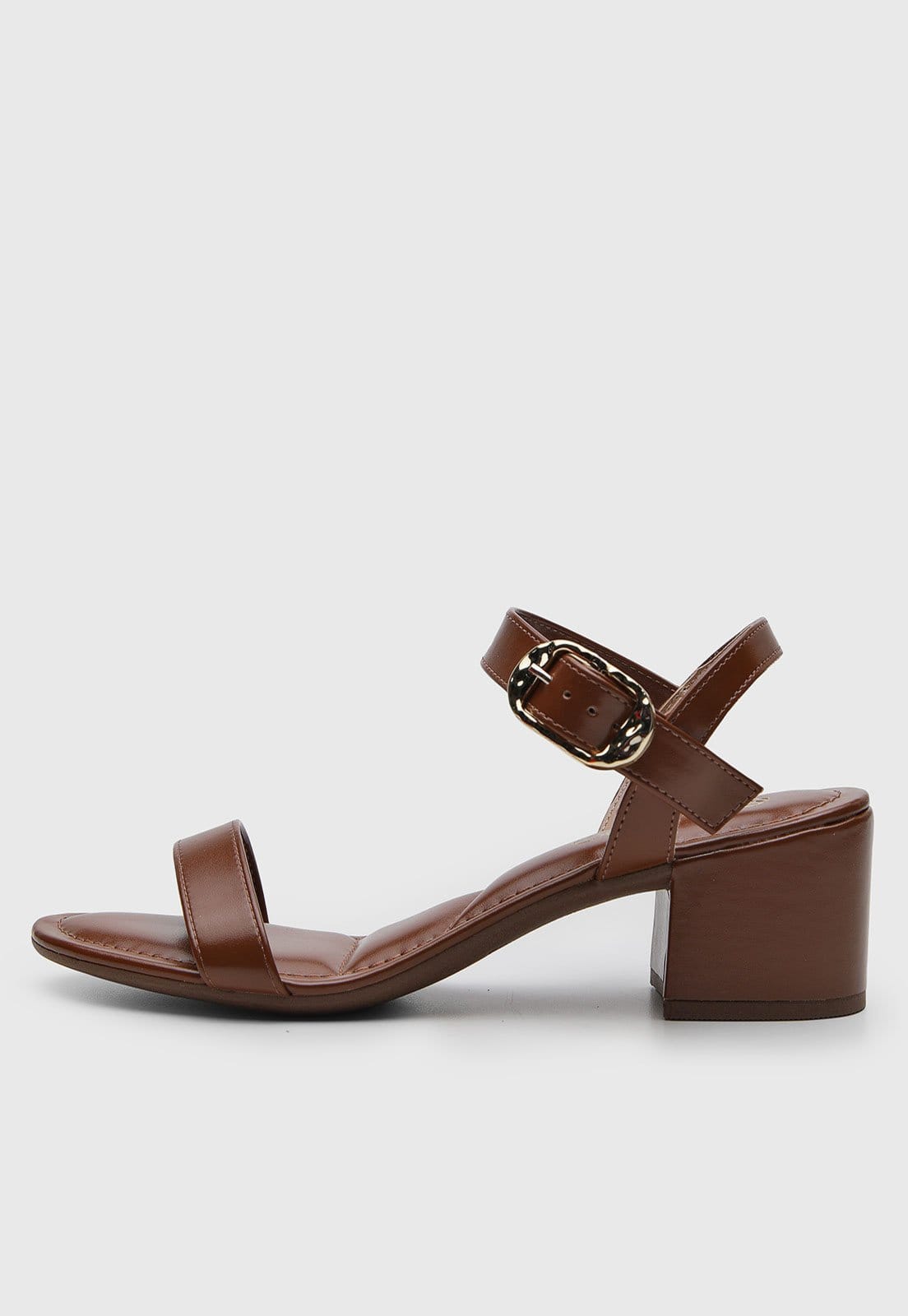 Sandália Feminina VIA UNO Salto Baixo Bloco