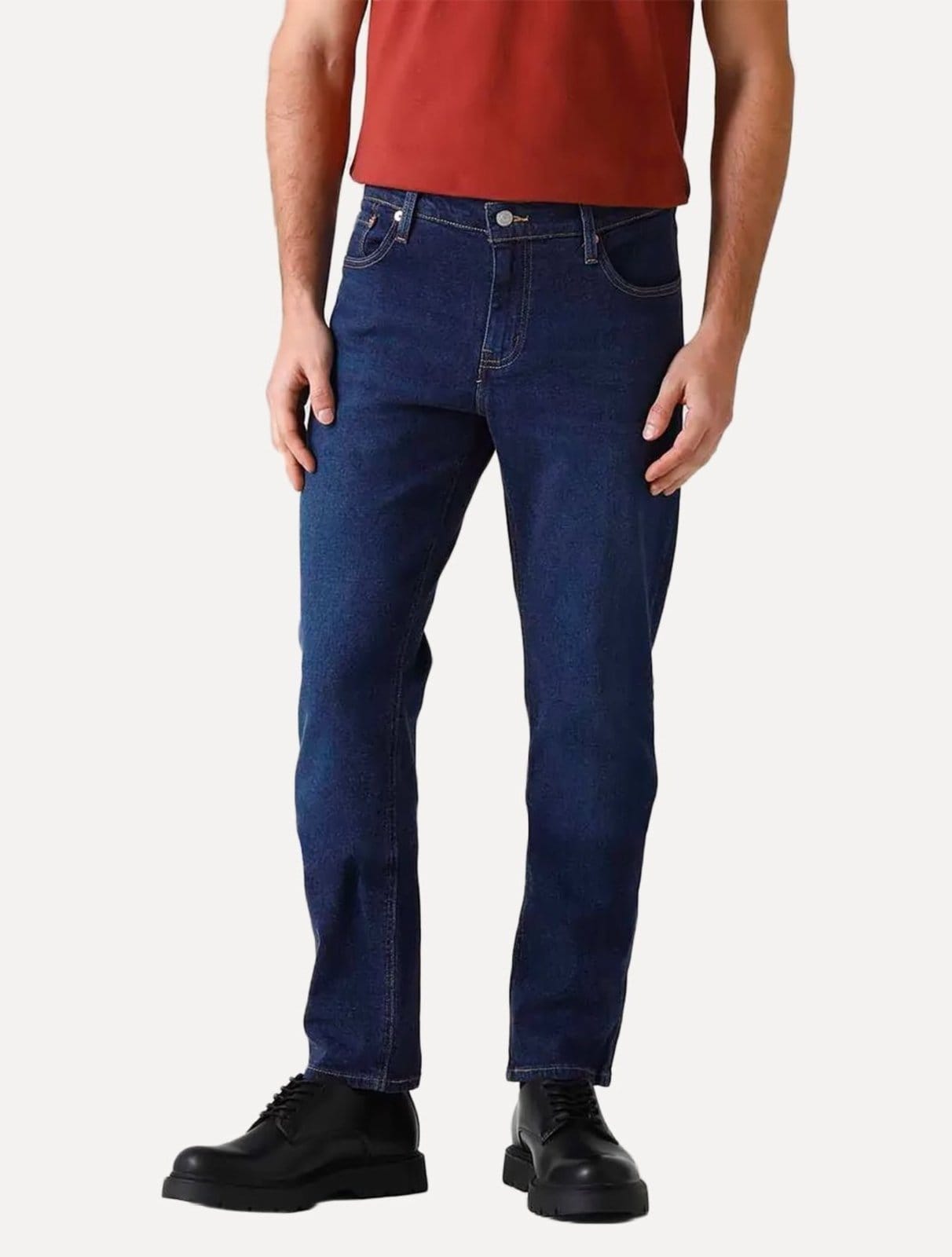 Vista principal Calça Levis Jeans Masculina 511 Slim Stretch Dark Blue Escura Levis azul blue