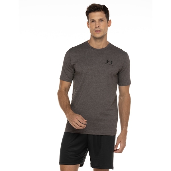 Imagem principal Camiseta Under Armour Sportstyle Left - Masculina Under Armour CINZA ESCURO