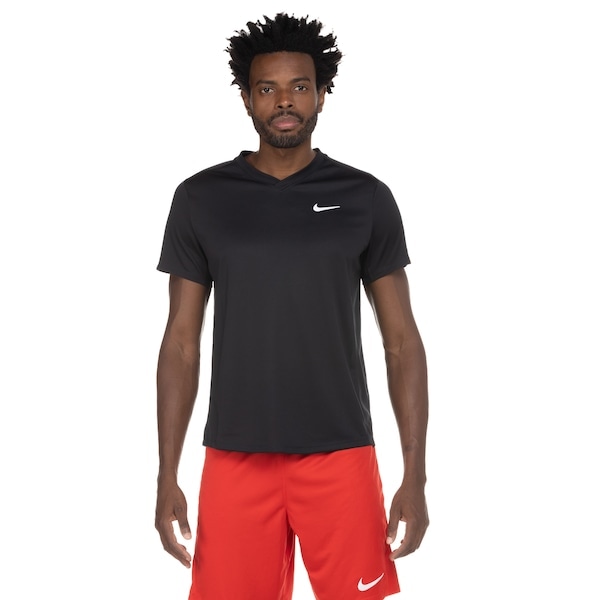 Imagem principal Camiseta Nike Manga Curta Nikecourt Dri-Fit Victory Top - Masculina Nike PRETO