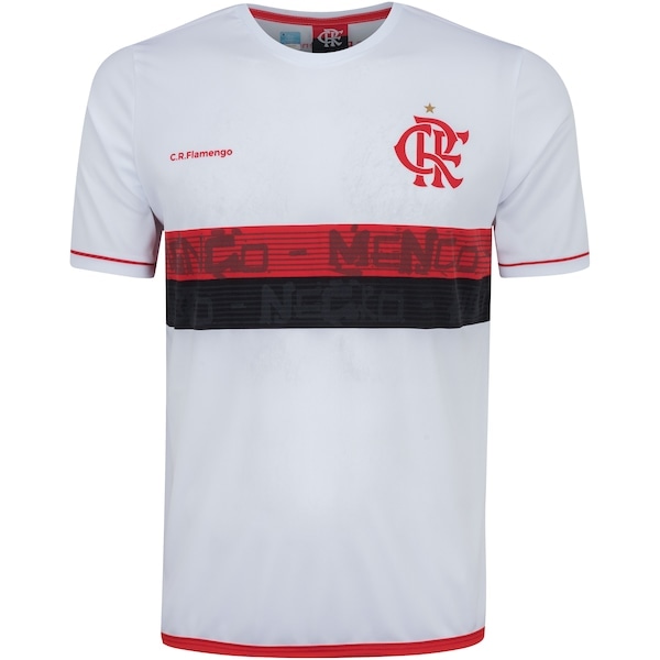 Imagem principal Camiseta do Flamengo Masculina Braziline Approval 21 braziline BRANCO