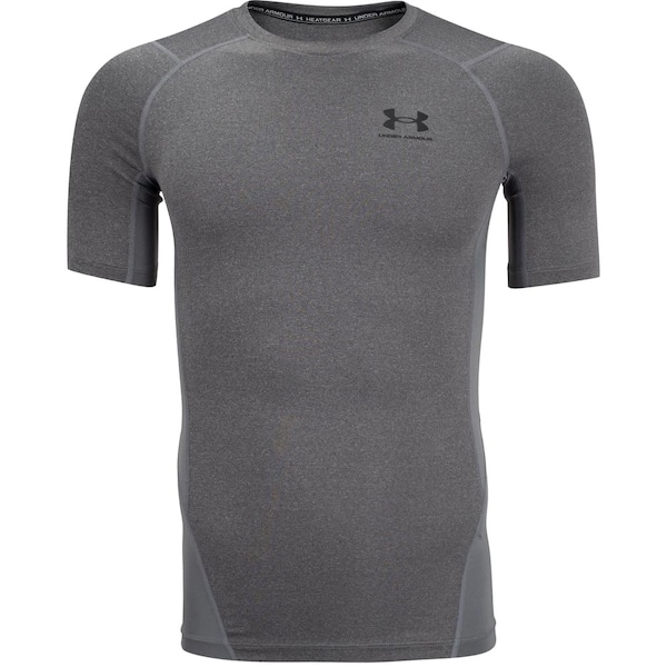 Imagem principal Camiseta de Compressão Under Armour Manga Curta Heatgear - Masculina Under Armour CINZA ESC MESCLA