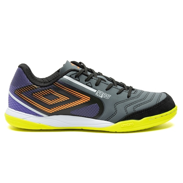 Imagem principal Chuteira Futsal Umbro Pro 5 Bump Club - Adulto Umbro CINZA/PRETO