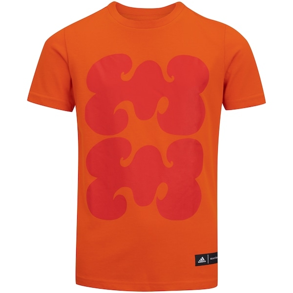 Imagem principal Camiseta adidas Manga Curta Grafica Marimekko - Infantil Adidas LARANJA ESCURO