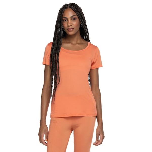 Imagem principal Camiseta Lauf Manga Curta Basic Color - Feminina Lauf LARANJA