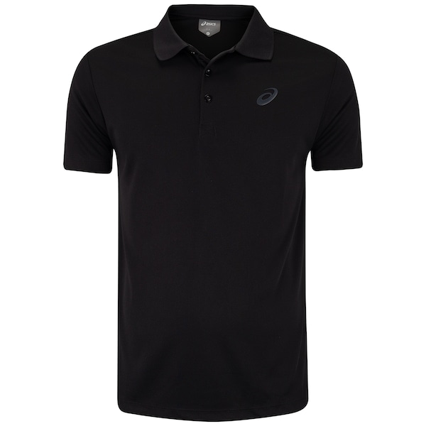 Imagem principal Camisa Polo Masculina ASICS Manga Curta Botões ASICS PRETO