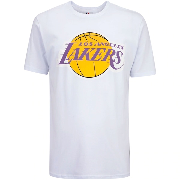 Imagem principal Camiseta Los Angeles Lakers NBA Estampada - Masculina NBA BRANCO
