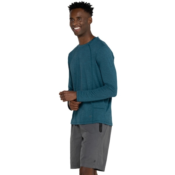 Imagem principal Camiseta Masculina Oxer Manga Longa Mescla Flat Oxer Verde Mescla