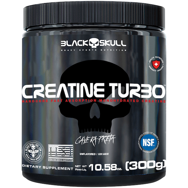 Imagem principal Creatina Black Skull Turbo - 300g Black Skull NAO SE APLICA