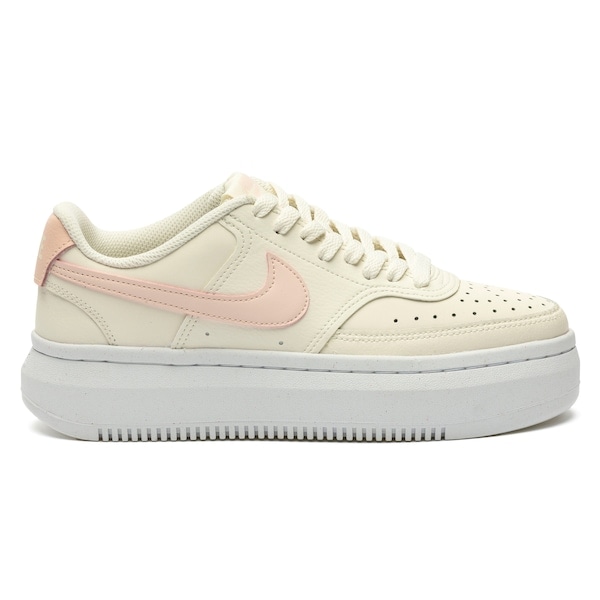 Imagem principal Tênis Nike Court Vision Alta Xs - Feminino Nike OFF WHITE/ROSA