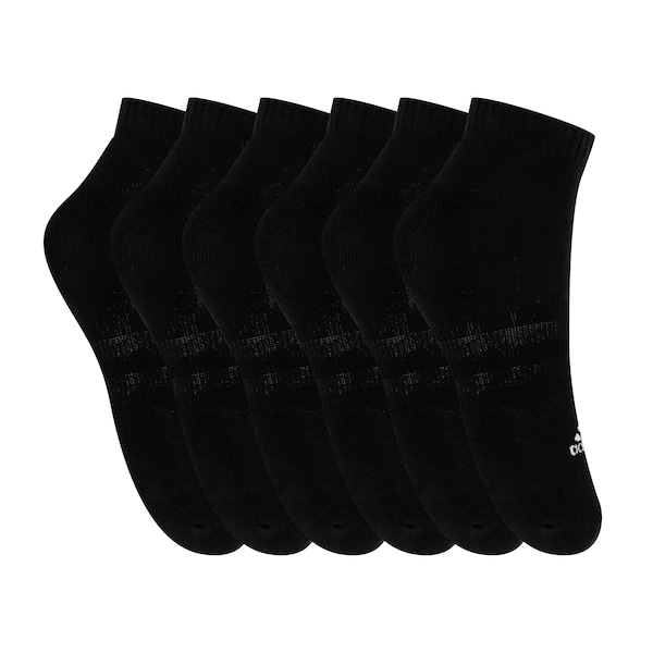 Imagem principal Kit de Meias adidas Cano Baixo com 6 Pares - Adulto Adidas PRETO