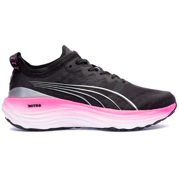 Imagem principal Tênis Puma ForeverRun Nitro - Feminino Puma PRETO/ROSA