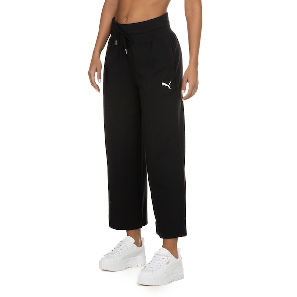 Imagem principal Calça Feminina Puma Her Straight Pants Puma PRETO