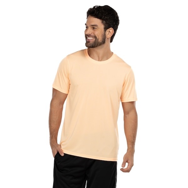 Imagem principal Camiseta Masculina Oxer Manga Curta Malha Mescla Basic Oxer LARANJA CLARO