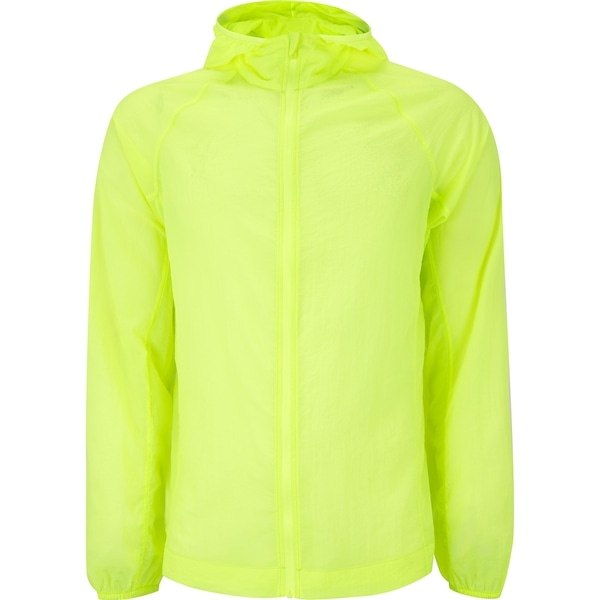 Imagem principal Jaqueta Corta-Vento Masculina Oxer com Capuz Packable Tecido Plano Corrida Oxer AMARELO