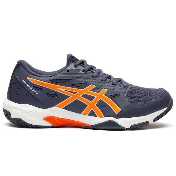 Imagem principal Tênis Asics Gel-Rocket 11 Masculino ASICS AZUL ESC/LARANJA