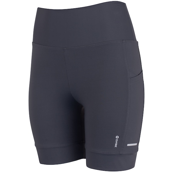 Imagem principal Bermuda Feminina Oxer Bolso Lateral Cós Médio Alta Compressão Oxer CINZA ESCURO