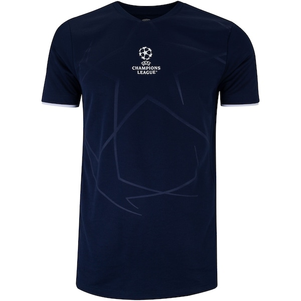 Imagem principal Camiseta UCL UEFA Masculina Perf Premium Uefa AZUL ESCURO
