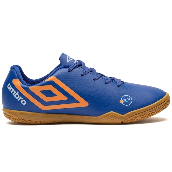 Imagem principal Chuteira Futsal Umbro Orbit - Júnior Umbro AZUL/LARANJA