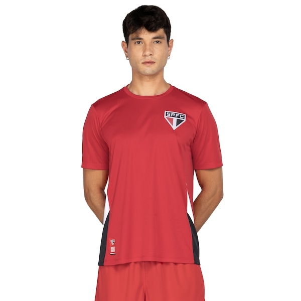 Imagem principal Camiseta do São Paulo Masculina Recortes Sao Paulo VERMELHO