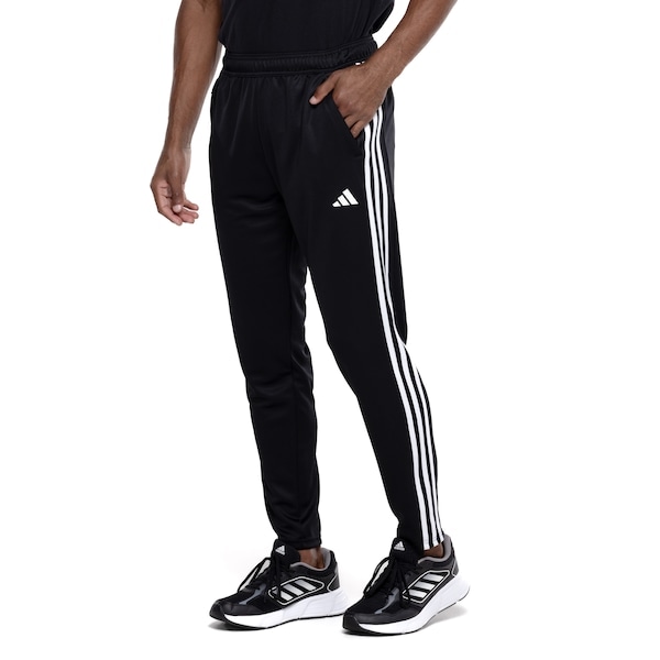 Imagem principal Calça Masculina adidas Training Essentials 3 Listras Adidas PRETO/BRANCO