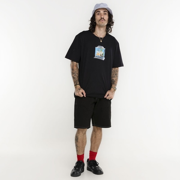 Imagem principal Camiseta HUF Manga Curta Fishtankin SS HUF PRETO
