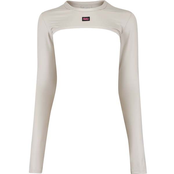 Imagem principal Blusa Cropped Feminina FitDAnce Cirre Fit Dance BEGE