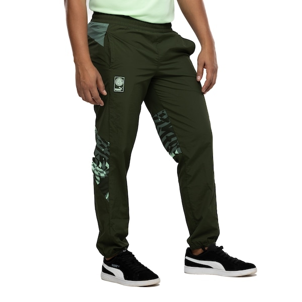 Imagem principal Calça do Palmeiras Puma Masculina Ftbngry Woven Pants Puma VERDE