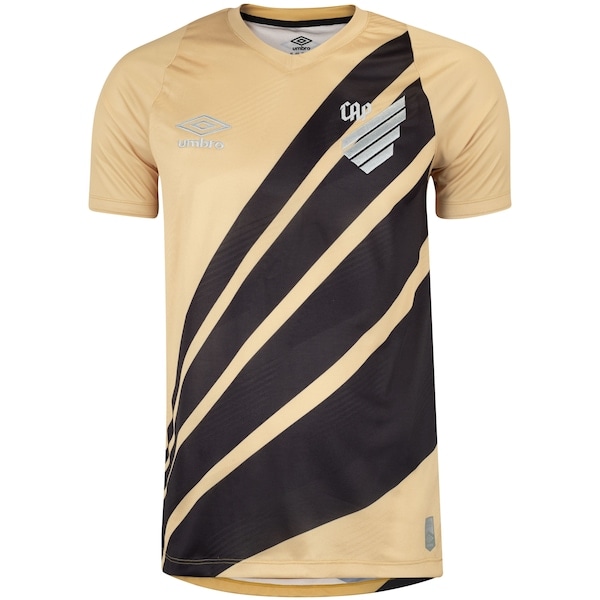 Imagem principal Camisa do Athletico-PR II 24 Umbro Masculina Torcedor Umbro OURO/PRETO