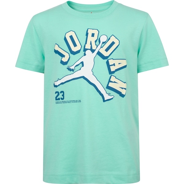Imagem principal Camiseta Jordan Infantil Nike Manga Curta Varisty Jumpman Nike VERDE CLARO