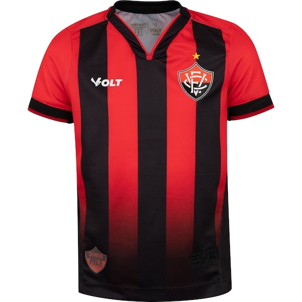 Imagem principal Camisa do Vitória-BA I 24 Volt Juvenil Torcedor Volt PRETO/VERMELHO