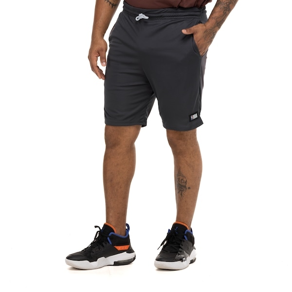 Imagem principal Bermuda NBA Masculina Core Logo NBA CINZA ESCURO
