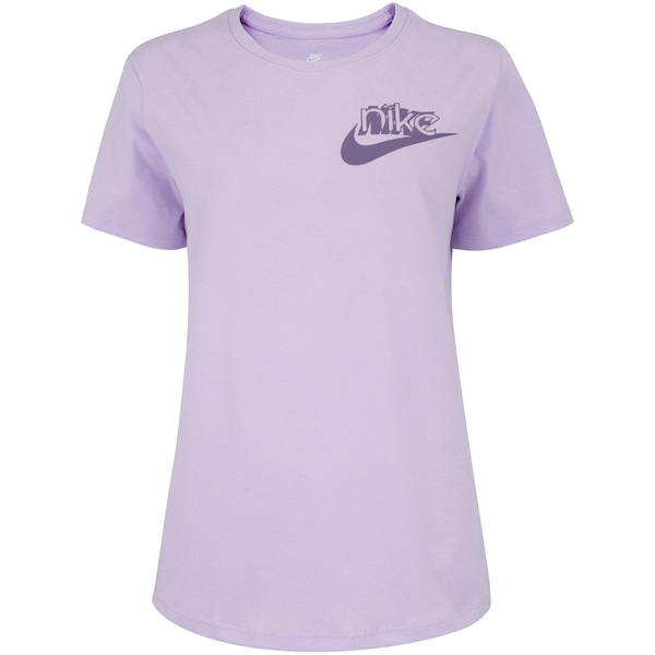 Imagem principal Camiseta Feminina Nike Manga Curta Club HBR Nike ROXO CLARO