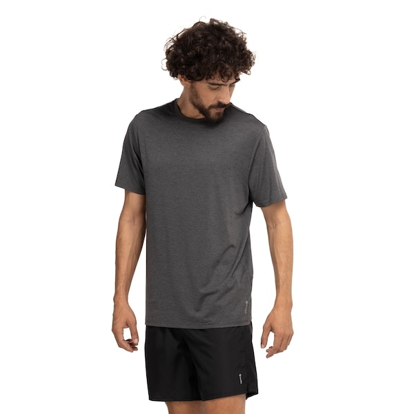 Imagem principal Camiseta Masculina Oxer Manga Curta Recorte Refletivo Respirável Oxer CINZA ESCURO