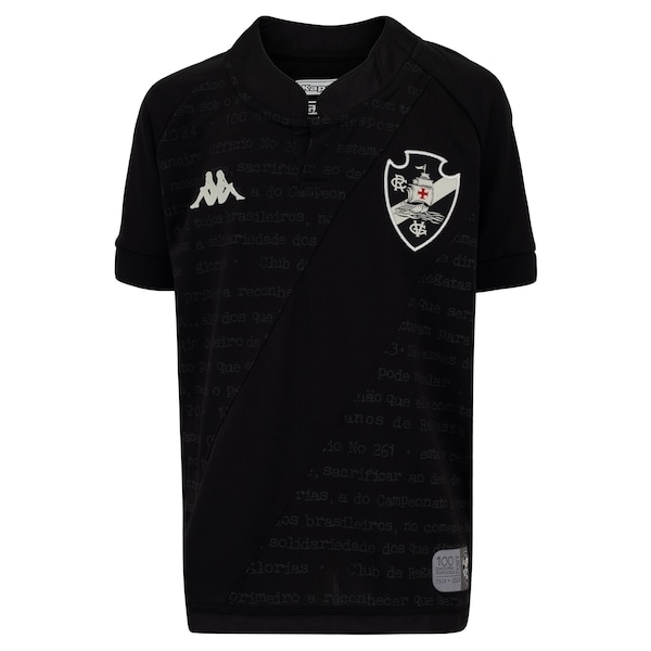 Imagem principal Camisa do Vasco da Gama IIII 24 Kappa Júnior Torcedor Kappa PRETO