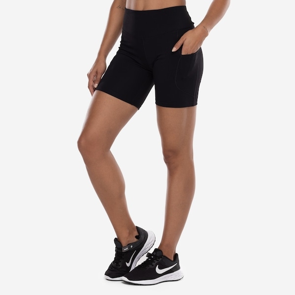 Imagem principal Bermuda Feminina Nike Dri-Fit One HR 8IN Nike PRETO